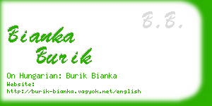 bianka burik business card